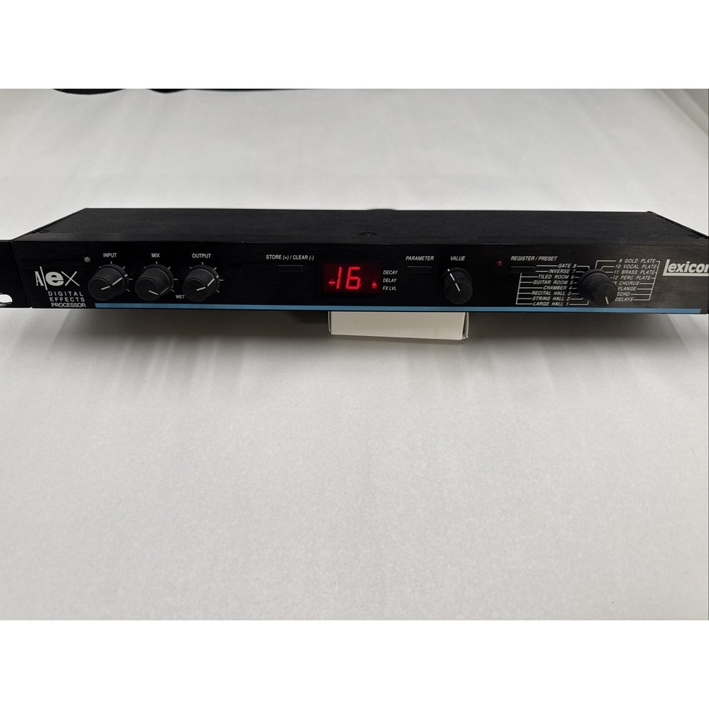 lexicon alex digital effects processor